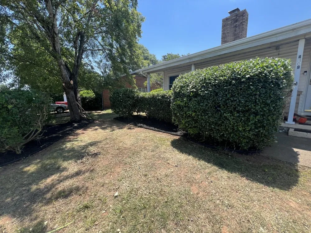 Custom yard cleanup service in Decatur, AL by Golden Flower Landscaping