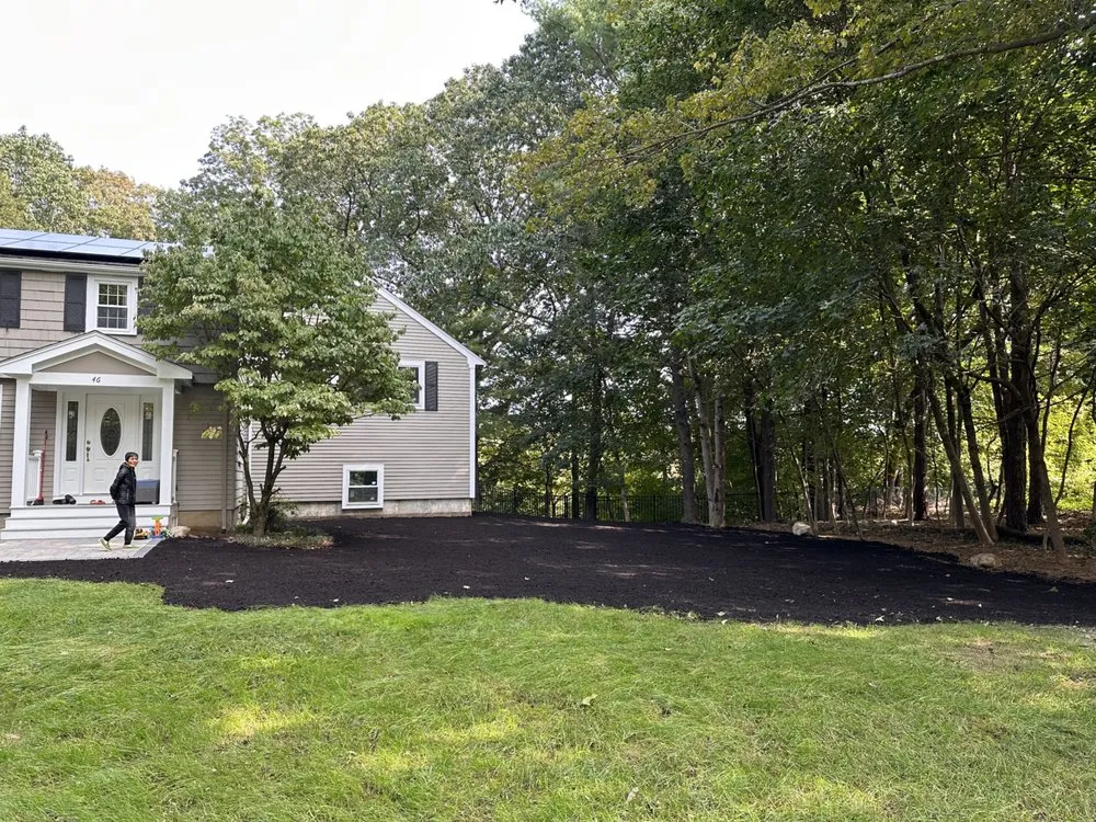 Professional residential landscaping for homes in Marlborough, MA by Golden Hill Landscape And Construction