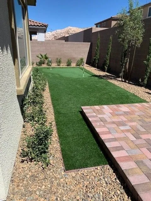Local garden landscaping in Henderson, NV by Golden Knights Landscaping