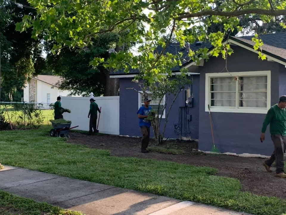 Expert lawn mowing service in Orlando, FL - Golden Oak Landscape and Tree Service