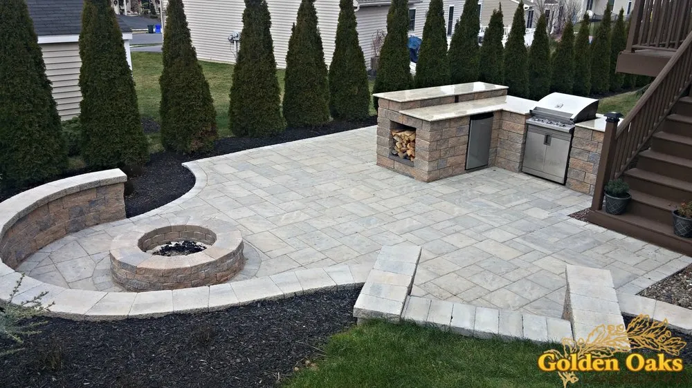 Local landscape installation in Mohnton, PA by Golden Oaks Landscaping