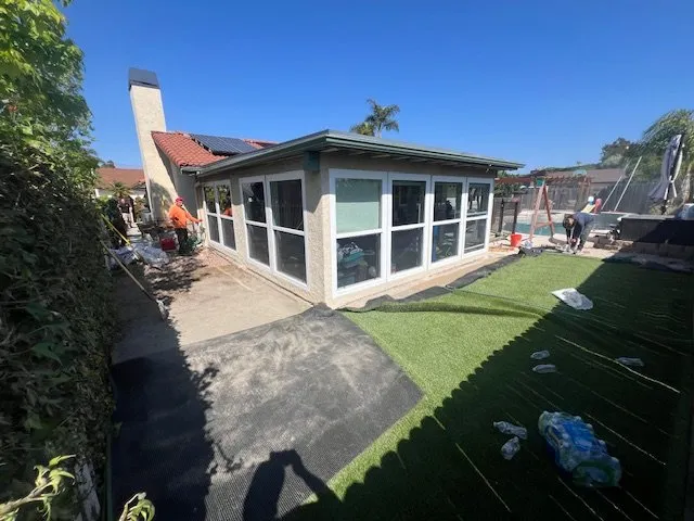 Custom outdoor landscaping in El Cajon, CA by Golden Roots Landscape & Design