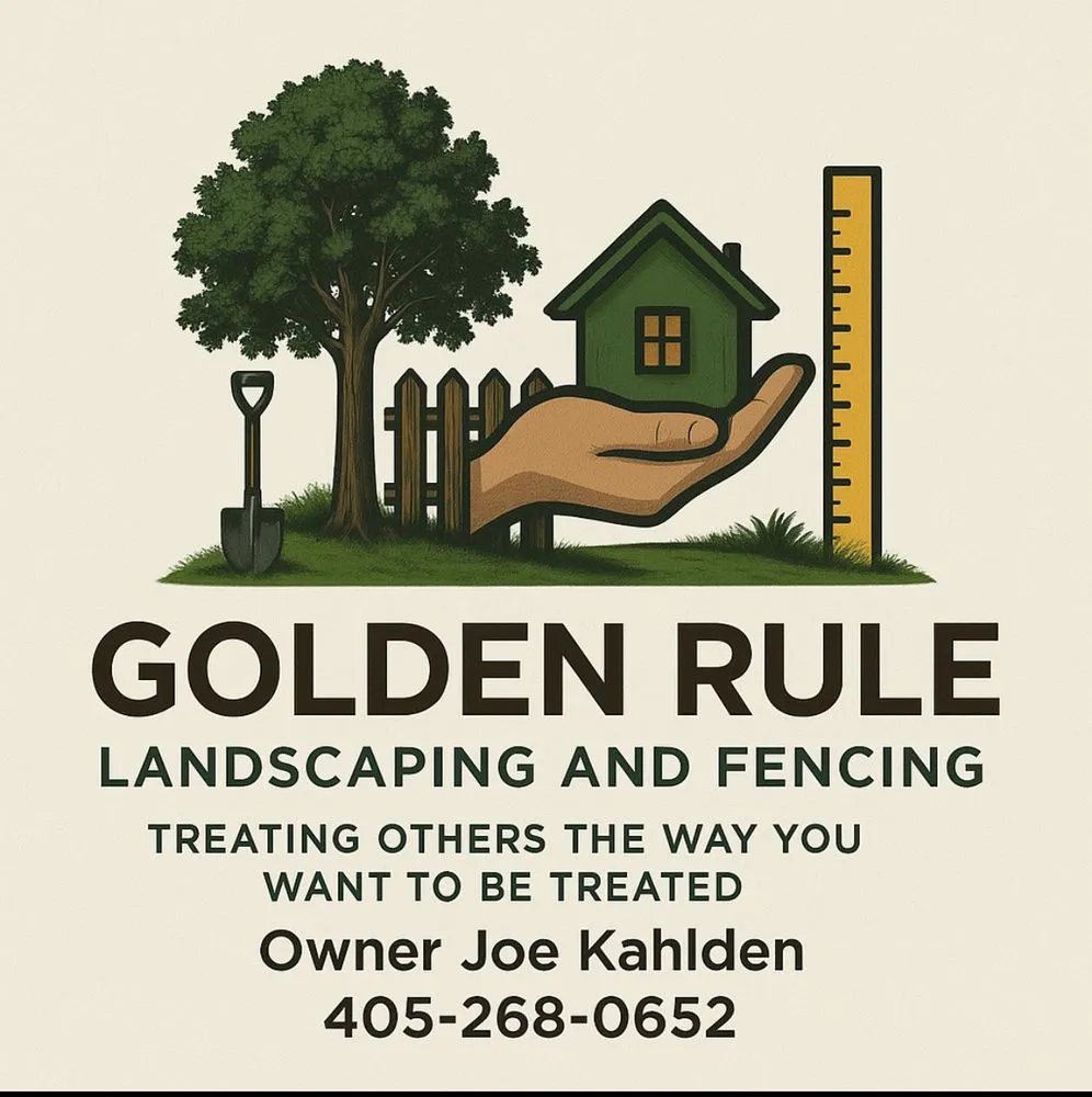 Professional lawn care service for homes in Norman, OK by Golden Rule Landscaping and Fencing