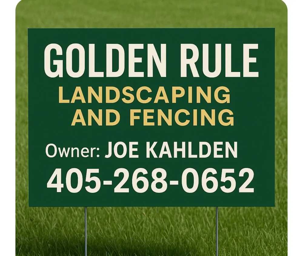 Trusted garden landscaping in Norman, OK by Golden Rule Landscaping and Fencing