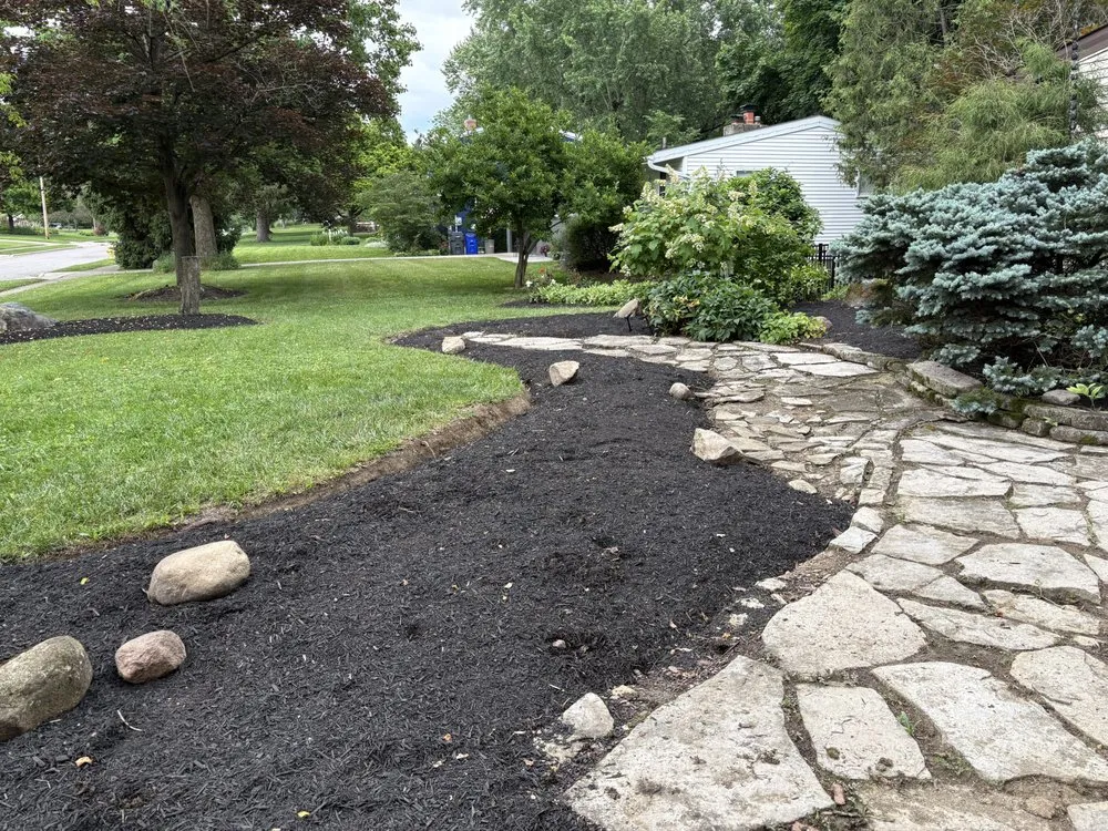 Top-rated outdoor landscaping for homes in Dublin, OH by Golden Shamrock Landscapes