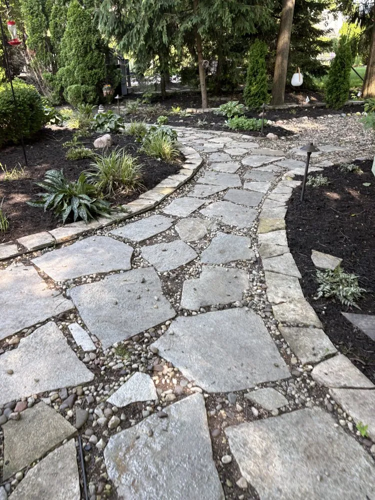 Affordable yard maintenance for residential properties in Dublin, OH by Golden Shamrock Landscapes