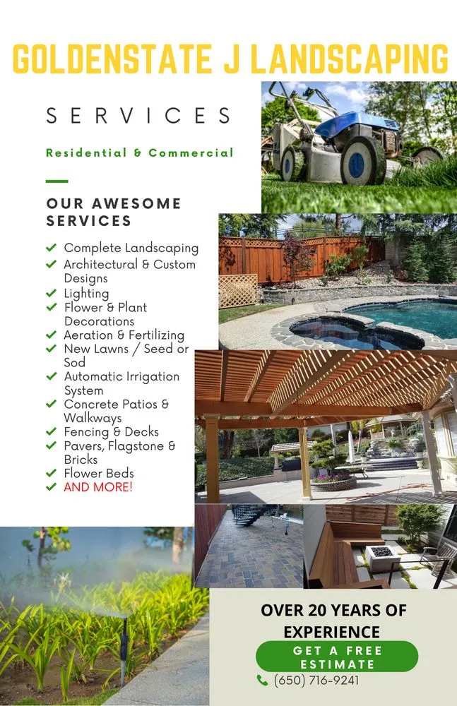 Local lawn mowing service experts serving Pleasanton, CA - Golden State Landscaping