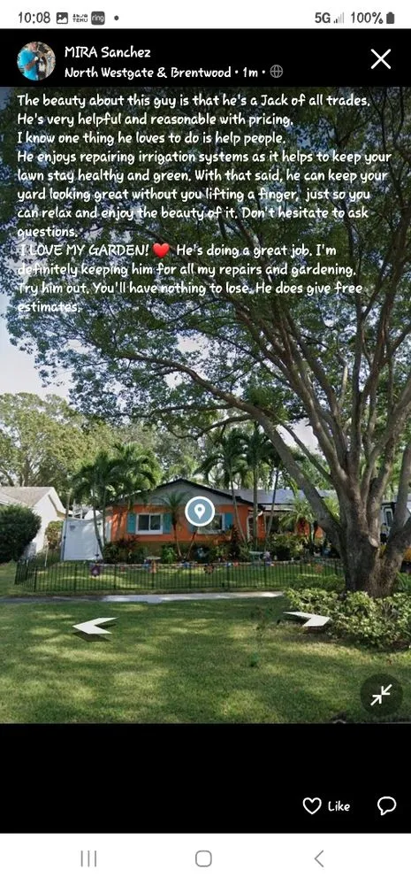 Top-rated lawn care service near you across St. Petersburg, FL - Golden Touch Lawn Care