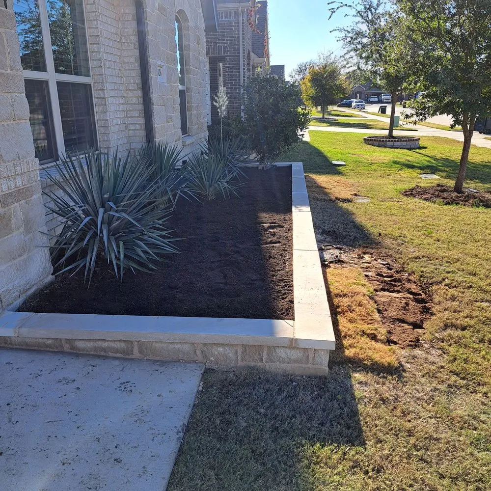 Trusted garden landscaping with custom design across Alvarado, TX - Golden Tree Lawn Care