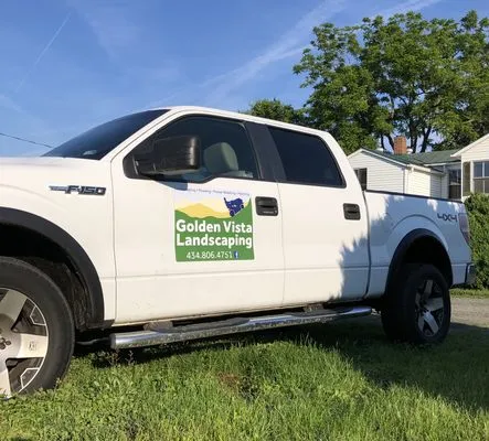 Golden Vista Landscaping Logo