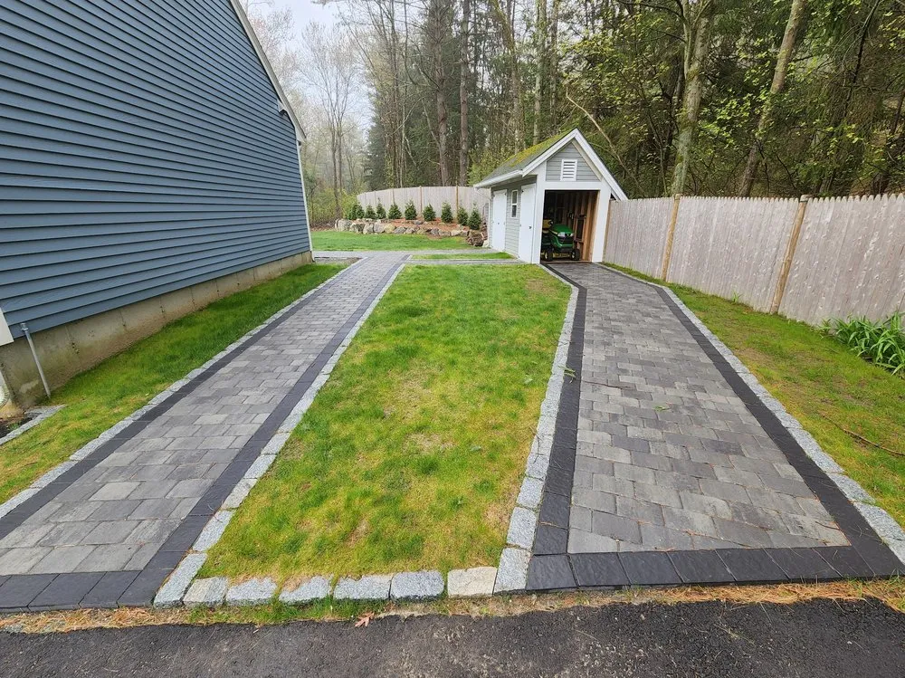 Top-rated landscape installation for beautiful yards in Abington, MA by Golden Way Construction And Landscaping Corp