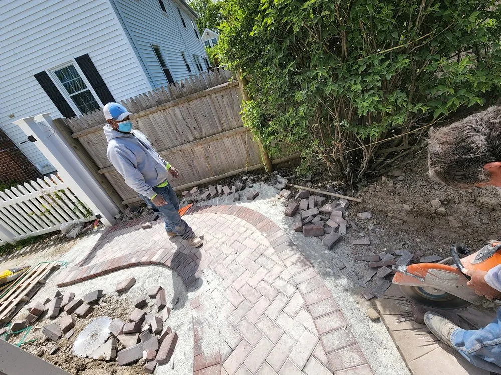 Top-rated landscape installation for beautiful yards in Abington, MA by Golden Way Construction And Landscaping Corp