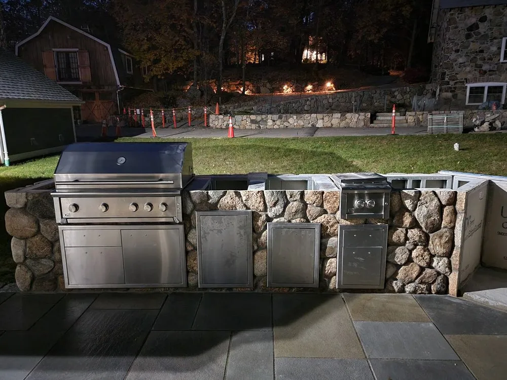 Expert outdoor landscaping near you in Abington, MA by Golden Way Construction And Landscaping Corp