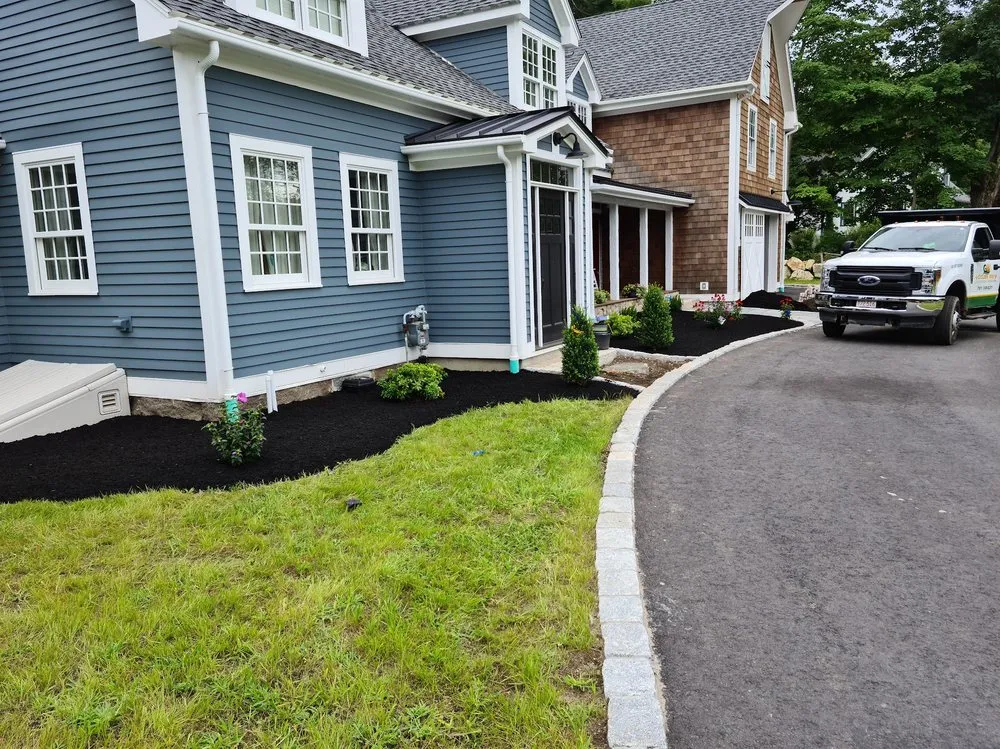 Reliable landscaping services with custom design in Abington, MA by Golden Way Construction And Landscaping Corp