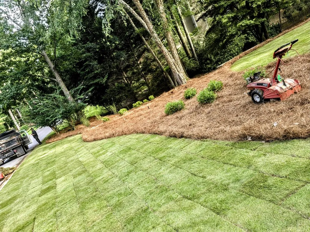 Local lawn care service in Fayetteville, GA by Goldenscapes