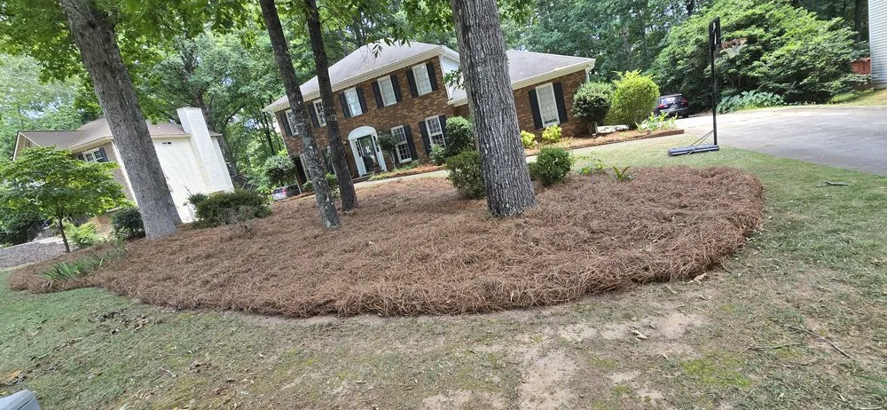 Custom lawn mowing service for homes across Fayetteville, GA - Goldenscapes
