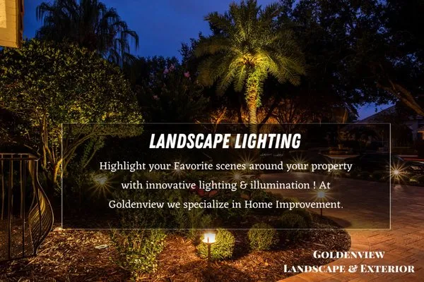 Goldenview Landscape & Exterior Logo