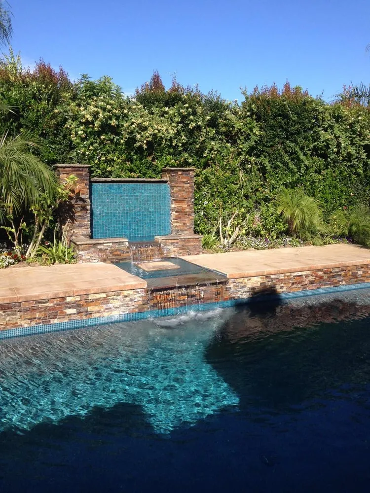Custom landscape design in Encino, CA by Goldin Pools