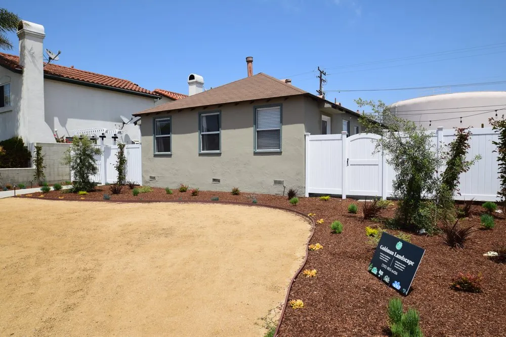 Affordable landscape installation for beautiful yards in Hermosa Beach, CA by Goldman Landscape