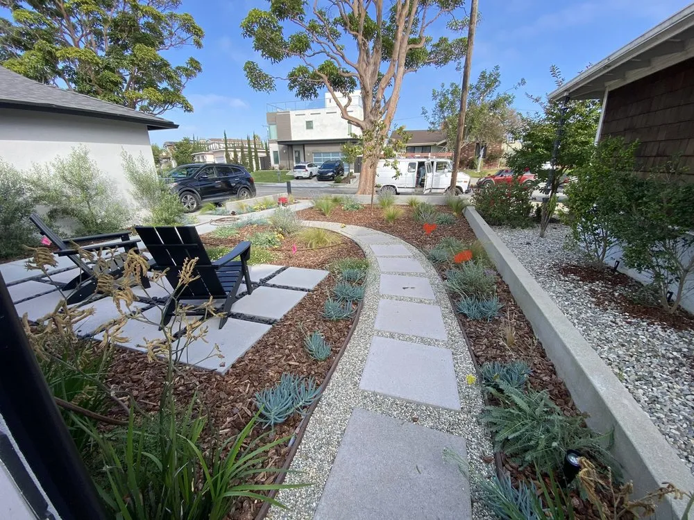 Local outdoor landscaping with custom design in Hermosa Beach, CA by Goldman Landscape
