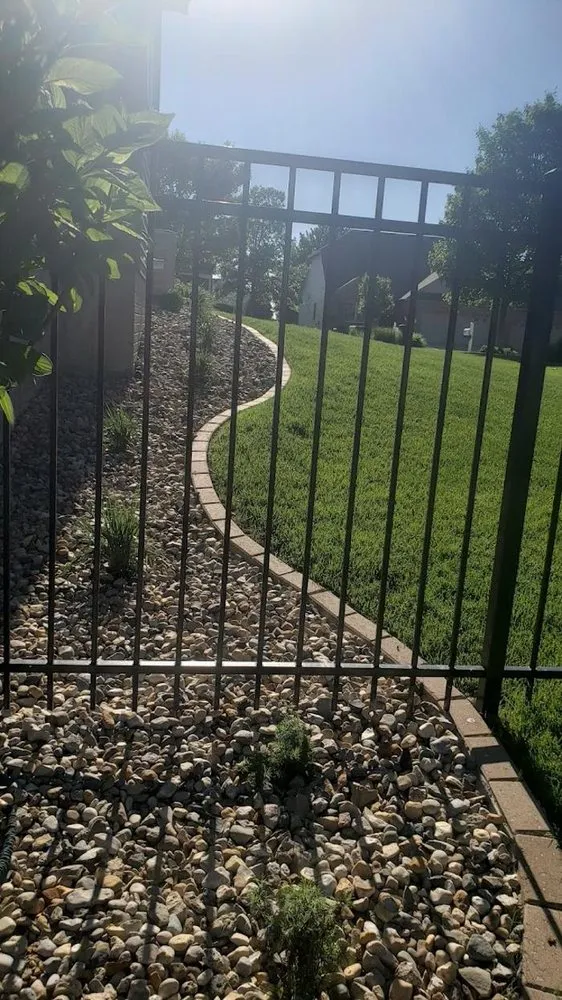 Custom yard cleanup service with custom design across Pekin, IL - Golf Green Lawn Care