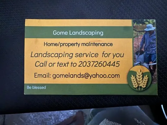 Gome Landscaping Logo