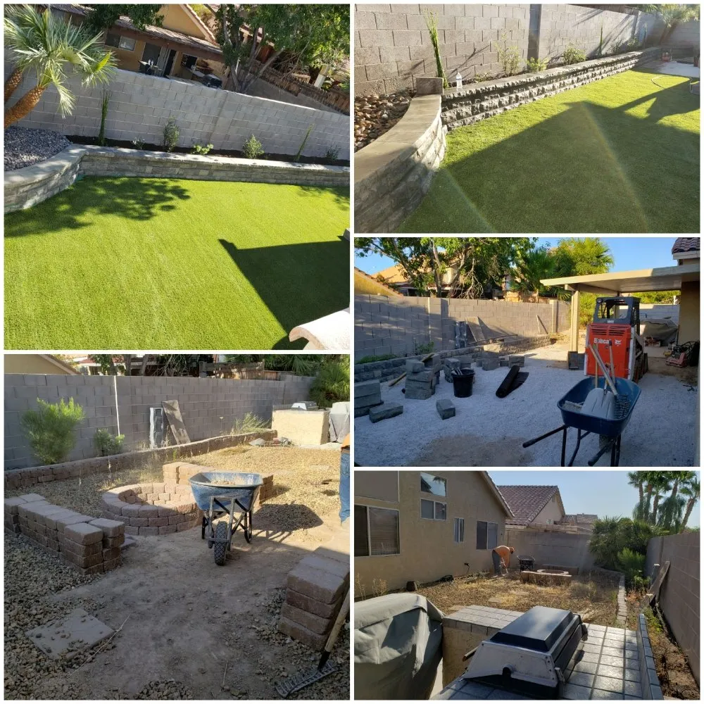 Expert landscaping services for homes in Las Vegas, NV by Gomez Landscape