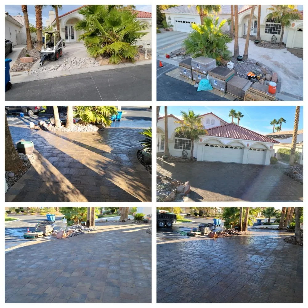 Custom lawn mowing service for beautiful yards in Las Vegas, NV by Gomez Landscape