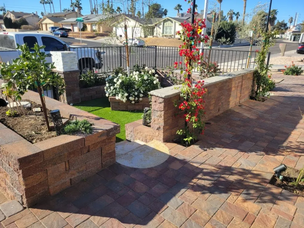 Custom garden landscaping for outdoor upgrades across Las Vegas, NV - Gomez Landscape