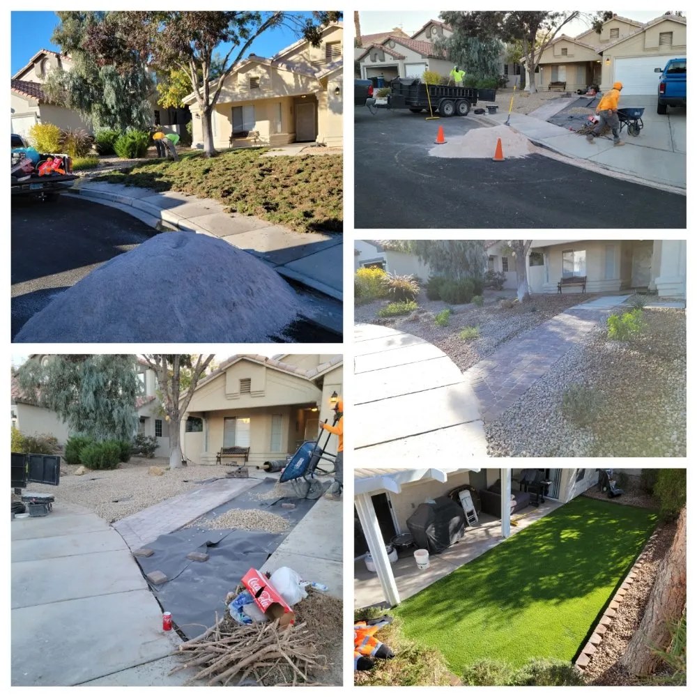Expert lawn care service for homes in Las Vegas, NV by Gomez Landscape