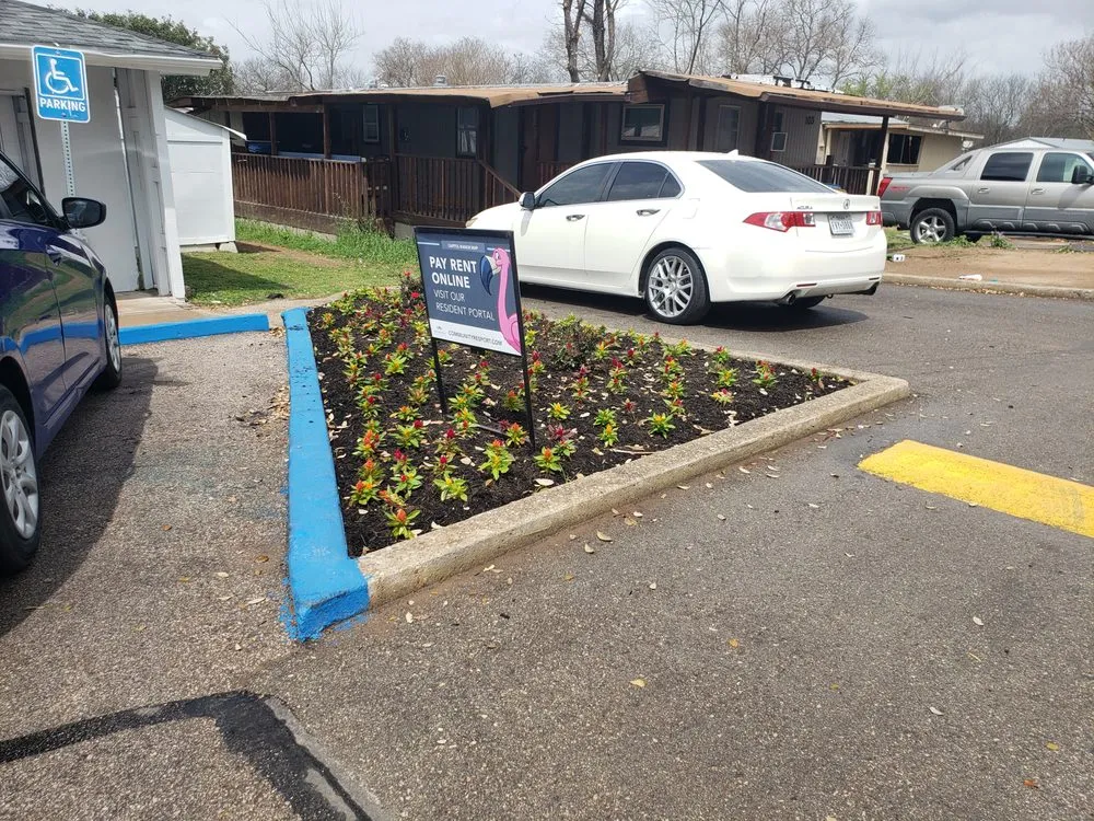 Affordable lawn mowing service for residential properties in Manor, TX by Gomez Landscaping