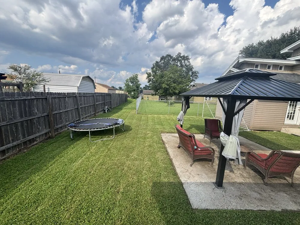 Custom garden landscaping for outdoor upgrades in Nederland, TX by Gomez Landscaping