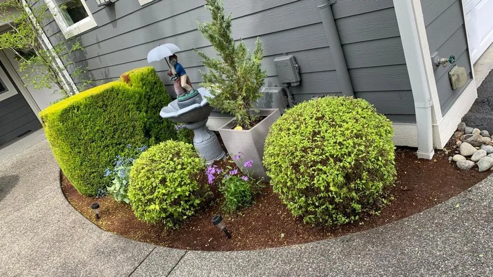Local landscape installation in Belfair, WA by Gomez Lawn Care Services and Maintenance