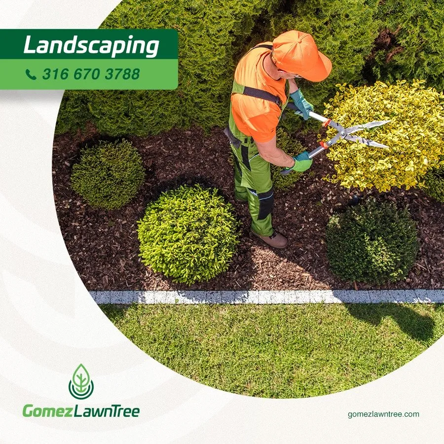 Top-rated outdoor landscaping in Wichita, KS - Gomez Lawntree