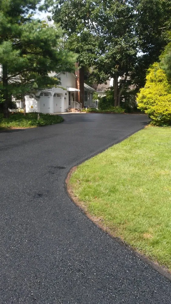 Custom lawn mowing service with custom design across Bridgeton, NJ - Gomez Sealcoating