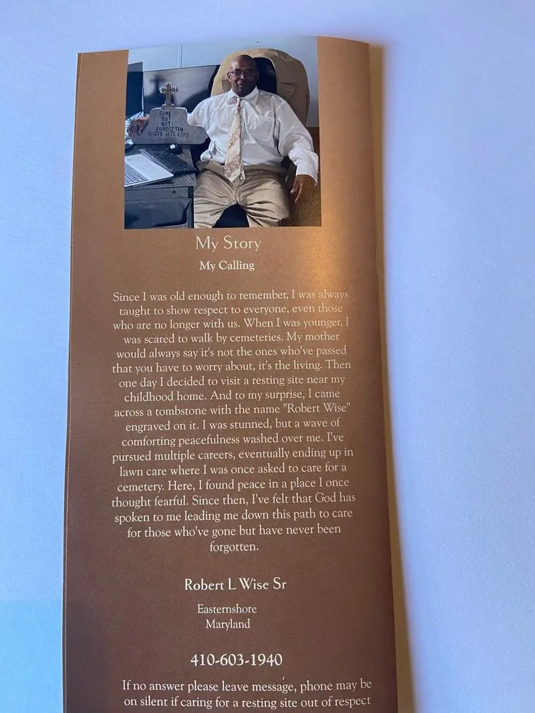 Custom lawn mowing service in Princess Anne, MD by Gone But Not Forgotten Gravesite Care