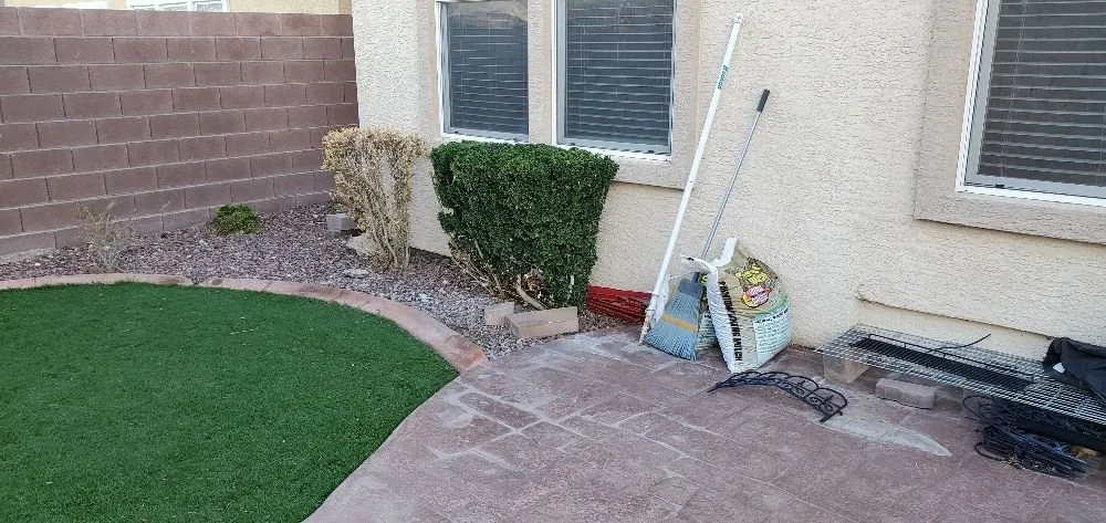 Custom outdoor landscaping for homes in Las Vegas, NV by Gonzales & Son