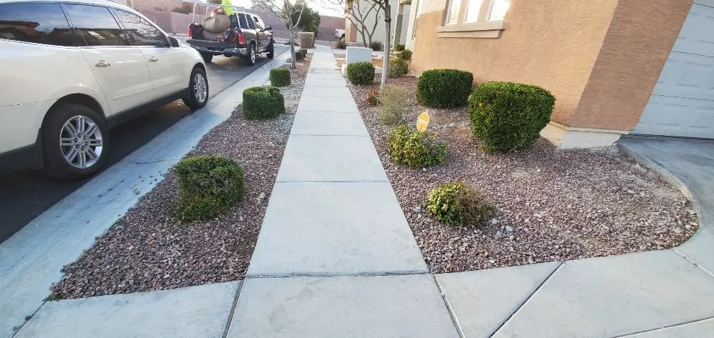Custom lawn care service for outdoor upgrades in Las Vegas, NV by Gonzales & Son