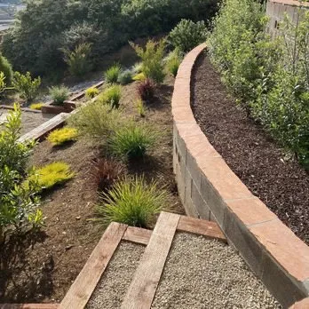 Top-rated outdoor landscaping with custom design in Redwood City, CA by Gonzales Paint And Lascape