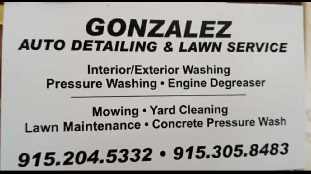 Affordable yard maintenance in Socorro, TX - Gonzalez Auto Mobile Detaling