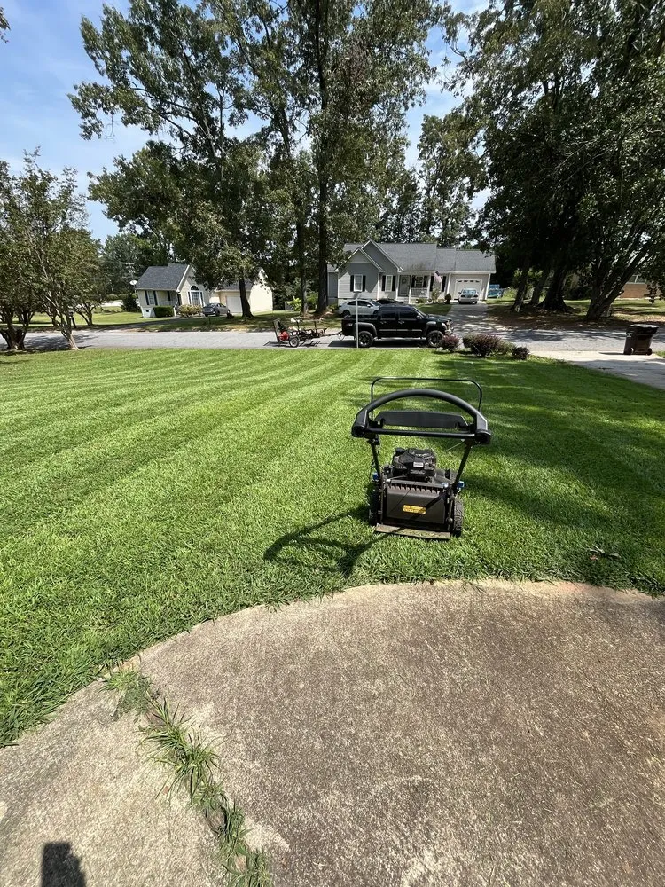 Expert landscape installation in Greenwood, SC by Gonzalez Cuts