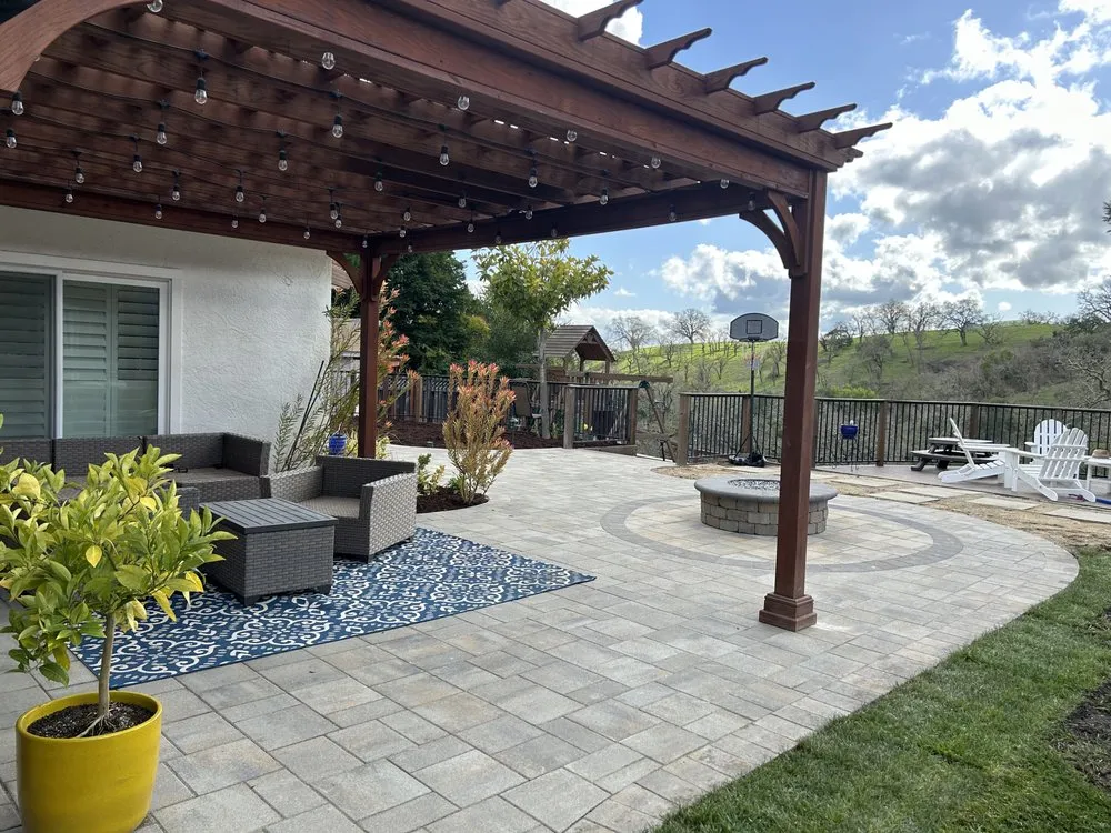 Custom landscape installation in Pleasant Hill, CA by Gonzalez F Landscaping