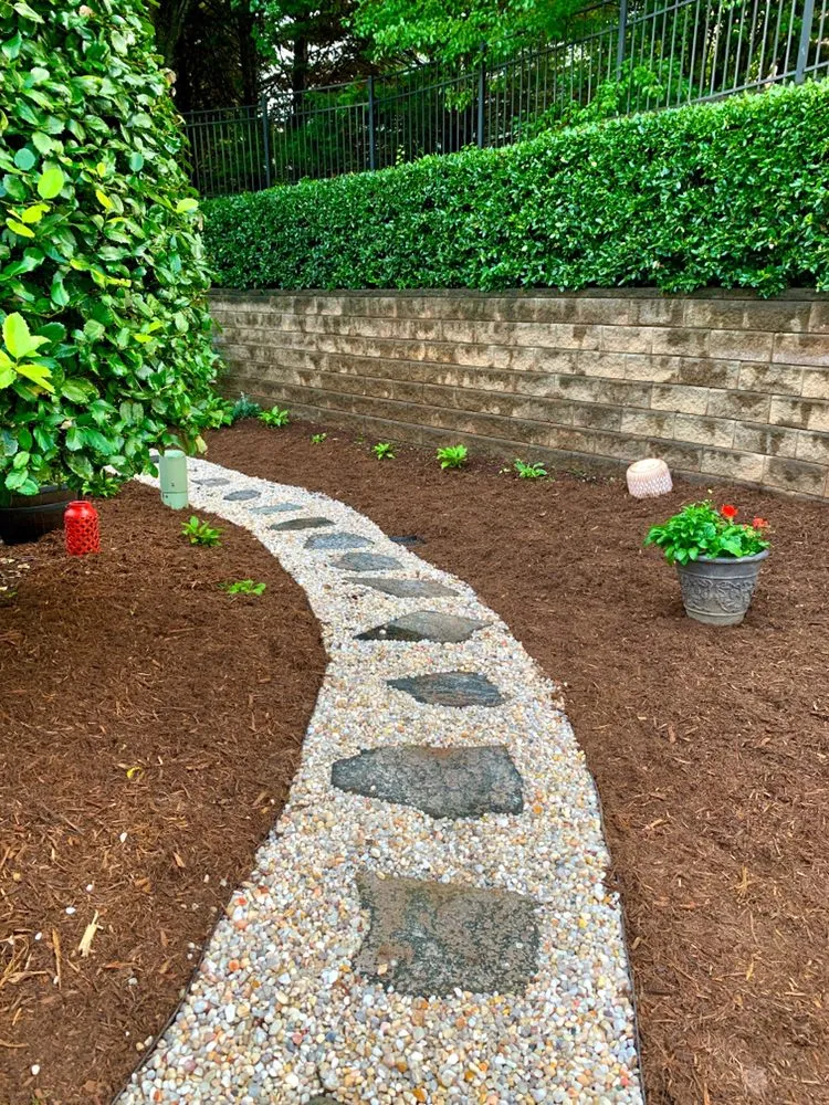 Professional garden landscaping for homes in Knightdale, NC by Gonzalez Garden and Landscape