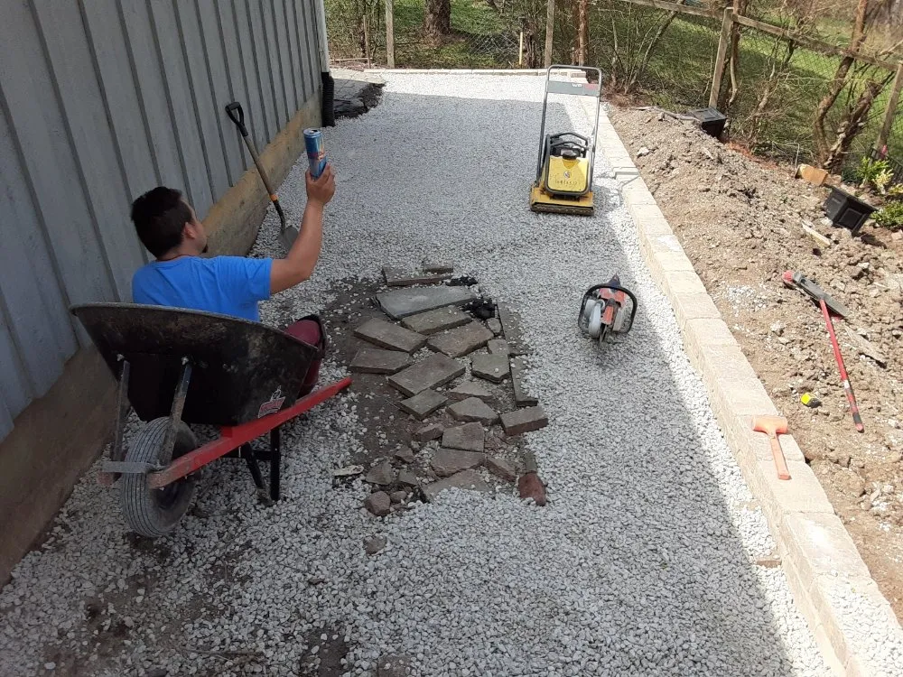 Local yard cleanup service for beautiful yards in West Chicago, IL by Gonzalez Hardscape