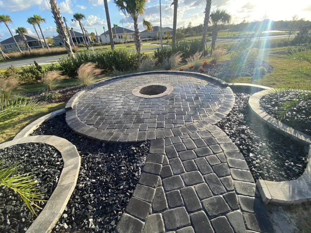 Affordable landscape design with custom design in Summerfield, FL by Gonzalez landscape