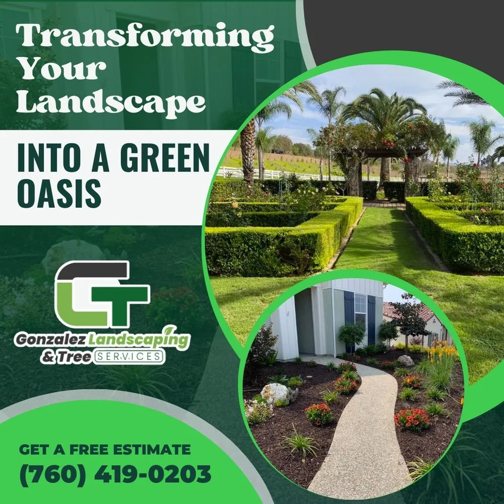 Expert residential landscaping experts serving Fallbrook, CA - Gonzalez Landscaping & Tree Services