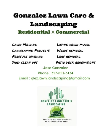 Professional yard maintenance with custom design across Indianapolis, IN - Gonzalez Lawn Care & Landscaping