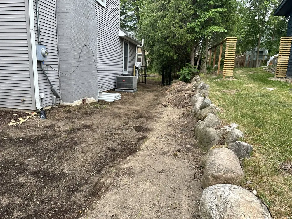 Professional residential landscaping with custom design in Grand Rapids, MI by Gonzalez Lawn Impressions