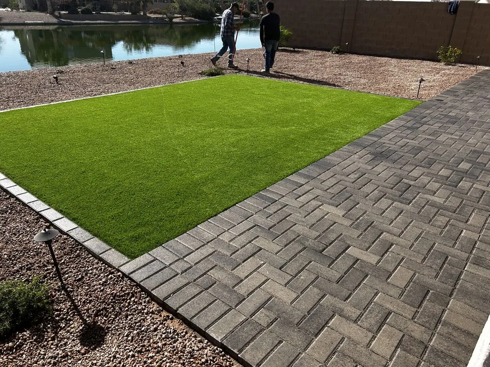Custom lawn mowing service in Maricopa, AZ by Gonzalez Lucio Landscaping