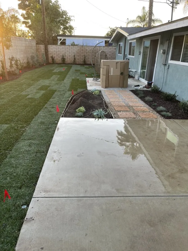 Top-rated outdoor landscaping with custom design in Santa Ana, CA by Gonzalez Misael Landscaping